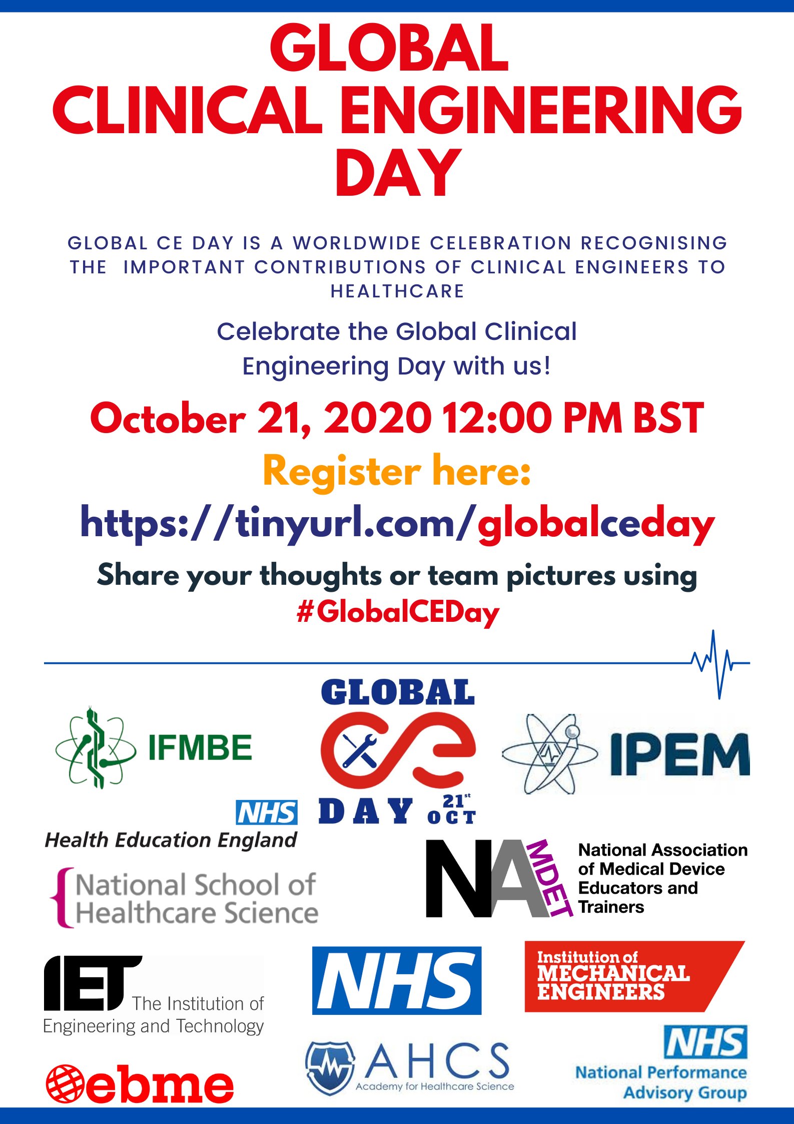 Event to support Global Clinical Engineering Day The Academy For